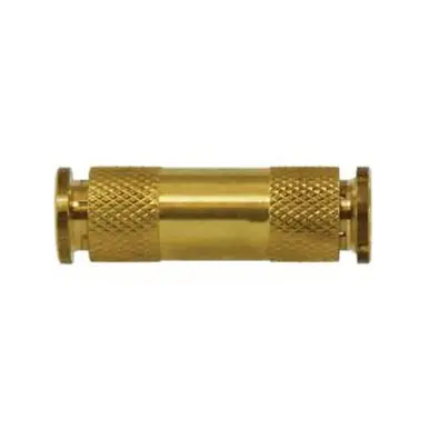 Midland Industries 20020 - Union Connector, 3/8" Push-In x 3/8" Push-In, Brass