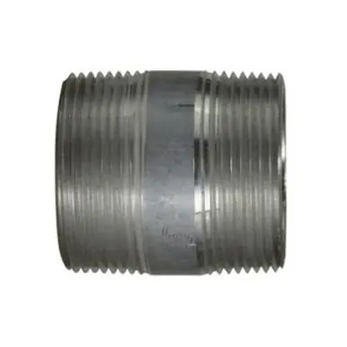 Midland Industries 76140 - Pipe Nipple, 1-1/2" MPT x 1-1/2" MPT, Close L, Aluminum