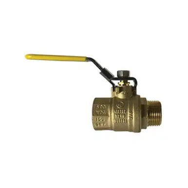 Midland Industries 948172L - Ball Valve, 1/2" Nominal, MPT x FPT, 600 psi WOG Pressure, -20 to 300°