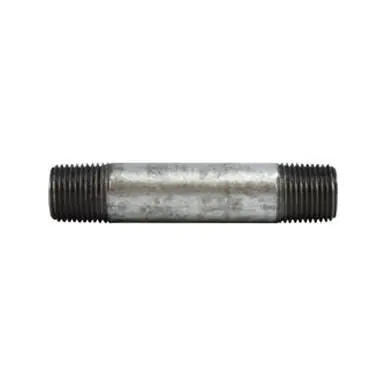 Midland Industries 58023 - Pipe Nipple, 1/4" MPT x 1/4" MPT, 2-1/2" L, Steel, Galvanized, SCH 80