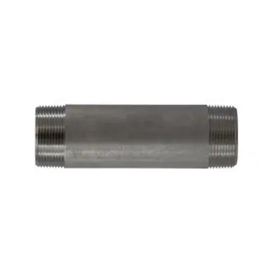 Midland Industries 49142 - Welded Pipe Nipple, 1-1/2" MPT x 1-1/2" MPT, 2-1/2" L, Stainless Steel
