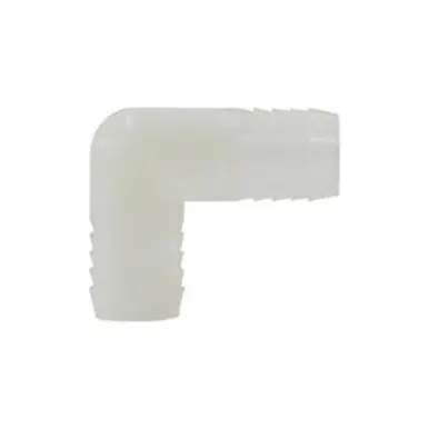 Midland Industries 33399W - 90° Elbow, 1-1/2" Hose Barbed x 1-1/2" Hose Barbed, Nylon