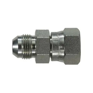 Midland Industries FS65042020 - Swivel Adapter, 1-1/4" Male JIC 37° Flared x 1-1/4" Female ORFS,