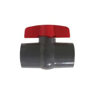 Midland Industries 899058 - Ball Valve, 4" Nominal, Socket x Socket, 150 psi, PVC Body