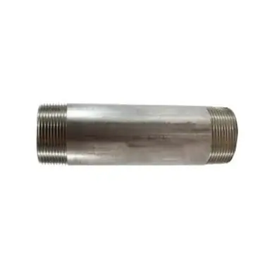 Midland Industries 48149 - Welded Pipe Nipple, 1-1/2" MPT x 1-1/2" MPT, 6" L, Stainless Steel, SCH