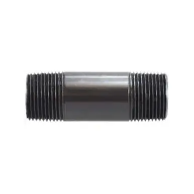 Midland Industries 55150 - Pipe Nipple, 1-1/2" MPT x 1-1/2" MPT, 8" L, PVC, Dark Gray, SCH 80