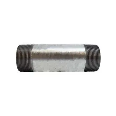 Midland Industries 56183 - Welded Pipe Nipple, 2-1/2" MPT x 2-1/2" MPT, 4" L, Steel, Galvanized, SCH
