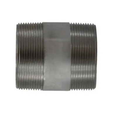 Midland Industries 48203 - Welded Pipe Nipple, 3" MPT x 3" MPT, 4" L, Stainless Steel, SCH 40