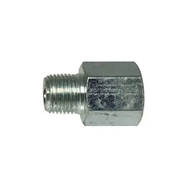Midland Industries 36309 - Adapter Extension, 1/8-27 Thread, NPTF Thread, Carbon Steel, 0.82" OAL