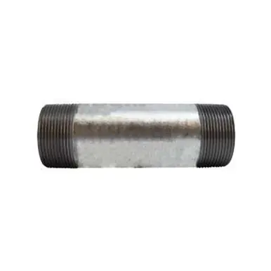 Midland Industries 56191 - Welded Pipe Nipple, 2-1/2" MPT x 2-1/2" MPT, 10" L, Steel, Galvanized,