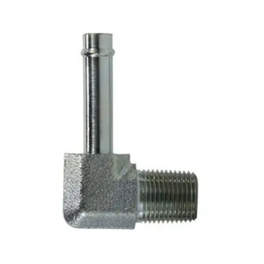 Midland Industries 4501108 - 90° Insert, 5/8 x 1/2", Hose, Steel