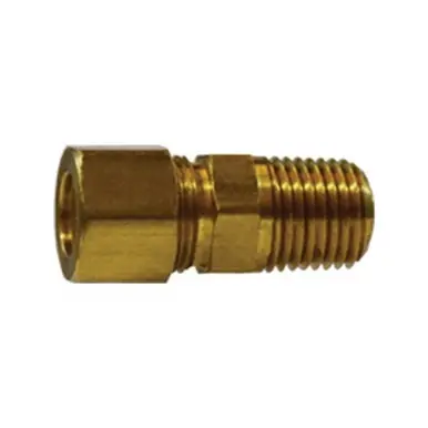 Midland Industries 18094 - Ball Check Valve, 1/4 x 1/8" Nominal, Compression x NPT(M)F, Brass Body,
