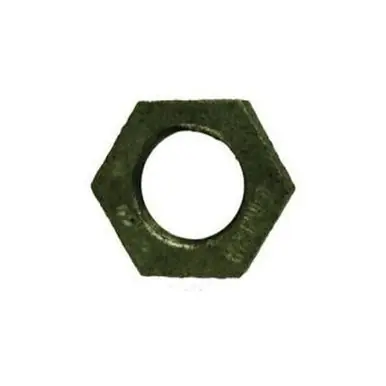 Midland Industries 64705 - Hex Locknut, 1" Nominal, Iron, Galvanized