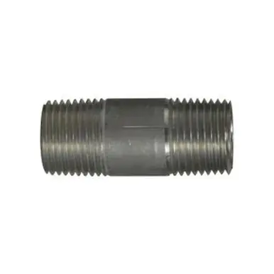 Midland Industries 76066 - Pipe Nipple, 1/2" MPT x 1/2" MPT, 4" L, Aluminum