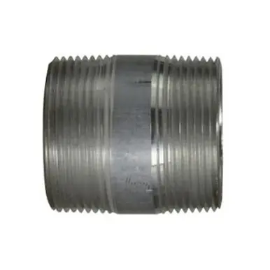 Midland Industries 76155 - Pipe Nipple, 1-1/2" MPT x 1-1/2" MPT, 12" L, Aluminum