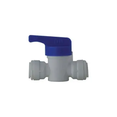 Midland Industries 20900P - Shut-Off Valve, 1/4 x 1/4" Nominal, Push-In x Push-In, 170 psi Pressure