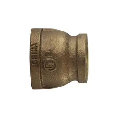 Midland Industries 44446 - Reducing Coupling, 1-1/4" FPT x 1" FPT, Bronze
