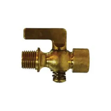 Midland Industries 46365 - Air Cock, 1/8" Nominal, MIP x FIP, Lever, Brass Body