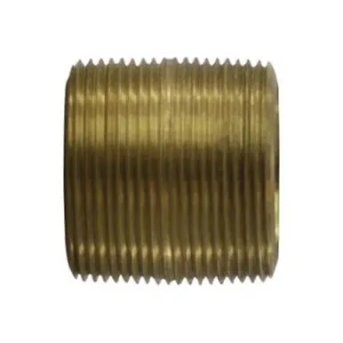 Midland Industries 42151 - Nipple, 1-1/2" MPT x 1-1/2" MPT, 8" Brass