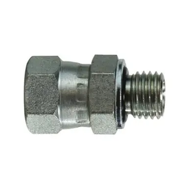 Midland Industries 70251227 - Connector, 3/4" JIC Swivel x M27 x 2 Male Metric, Steel