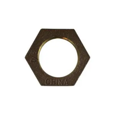 Midland Industries 44704LF - Hex Locknut, 3/4" FPT, Bronze
