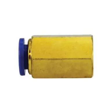 Midland Industries 20037C - Straight Adapter, 3/8" Push" Tube x 3/8" FIP, Composite