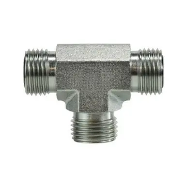 Midland Industries FS260388 - Union Tee, 13/16" Male ORFS x 13/16" Male ORFS x 13/16" Male ORFS,