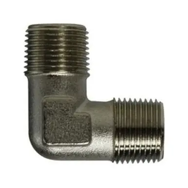 Midland Industries 28907 - 90° Elbow, 3/8" Male BSPT x 3/8" Male BSPT, Brass