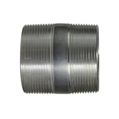 Midland Industries 76229 - Pipe Nipple, 4" MPT x 4" MPT, 8" L, Aluminum