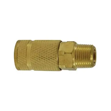Midland Industries 28594 - Aro Interchange Coupler, 3/8" MIP, Brass