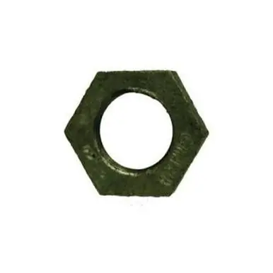 Midland Industries 64703 - Hex Locknut, 1/2" Nominal, Iron, Galvanized