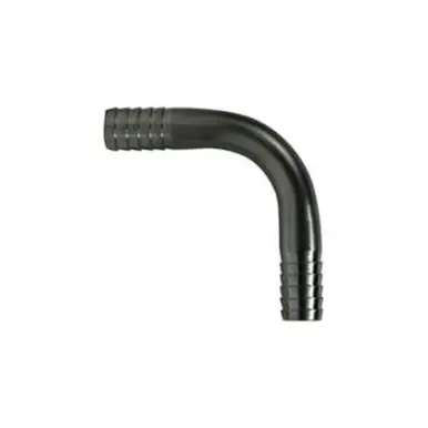 Midland Industries 34552 - 90° Splicer Elbow, 3/8" Hose Barbed x 3/8" Hose Barbed, Stainless Steel