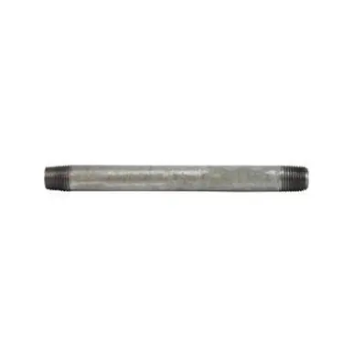 Midland Industries 56004 - Welded Pipe Nipple, 1/8" MPT x 1/8" MPT, 2-1/2" L, Steel, Galvanized, SCH
