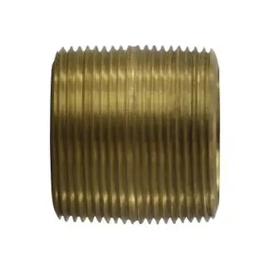Midland Industries 42153 - Nipple, 1-1/2" MPT x 1-1/2" MPT, 10" Brass