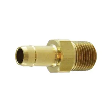 Midland Industries 21021 - Adapter, 1/4" Barbed x 1/16" MIP, Brass