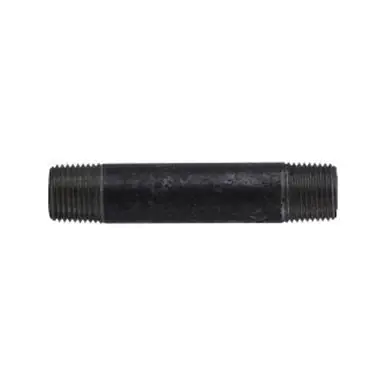 Midland Industries 59082SMLSXX - Seamless Pipe Nipple, 3/4" MPT x 3/4" MPT, 2" L, Steel, Black, XXH