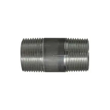 Midland Industries 76089 - Pipe Nipple, 3/4" MPT x 3/4" MPT, 5-1/2" L, Aluminum