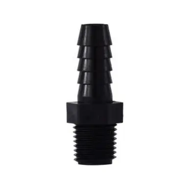 Midland Industries 33321P - Adapter, 1-1/2" Hose Barbed x 1-1/4" MIP, Polypropylene