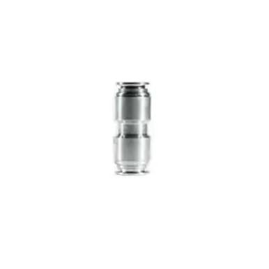 Midland Industries 262PP-SS-3 -Champion Brass Straight Union, 3/16" Push" Tube x 3/16" Push" Tube,