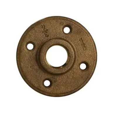Midland Industries 44691 - Floor Flange, 3/8", Bronze