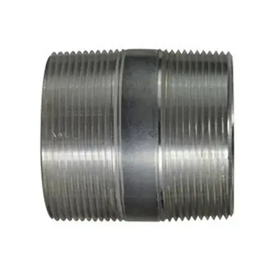Midland Industries 76407 - Pipe Nipple, 3-1/2" MPT x 3-1/2" MPT, 6" L, Aluminum