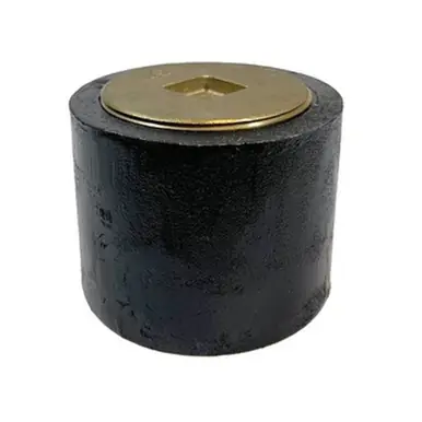 Midland Industries 970804CS - Countersunk Cleanout Plug, 4 x 3-1/2", Iron