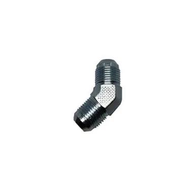 Midland Industries 25048 - 45° Union Elbow, 1/2" 37° JIC Flared x 1/2" 37° JIC Flared, Steel