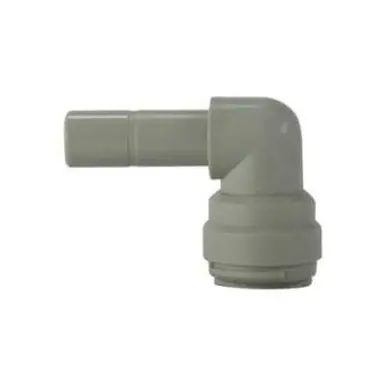 Midland Industries 20746P - 90° Plug" Elbow, 3/8" Push" Tube x 5/16" Push-On Hose Stem, Plastic