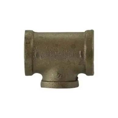 Midland Industries 44294LF - Reducing Tee, 1" FPT x 1/2" FPT x 1" FPT, Bronze