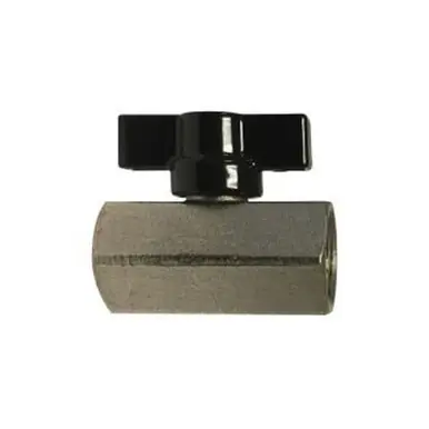 Midland Industries 46935LT - Mini Ball Valve, 1/4" Nominal, NPT(F) x NPT(F), 450 psi Pressure, 32 to
