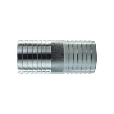 Midland Industries 973901 - Coupling, 3/4" Hose Barbed x 3/4" Hose Barbed, Steel, Galvanized