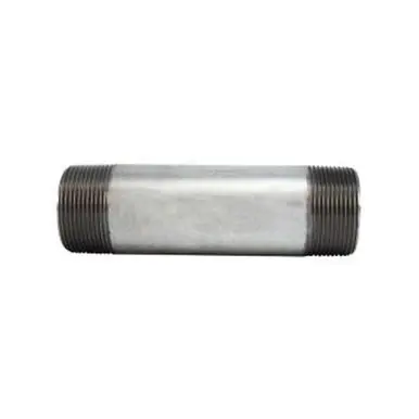 Midland Industries 56282 - Welded Pipe Nipple, 1-1/2" MPT x 1-1/2" MPT, 30" L, Steel, Galvanized,