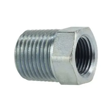 Midland Industries 5406166 - Hex Reducer Bushing, 1" MPT x 3/8" FPT, Steel
