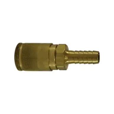 Midland Industries 28530 - Parker Tru Coupler, 3/8" Hose Barbed, Brass